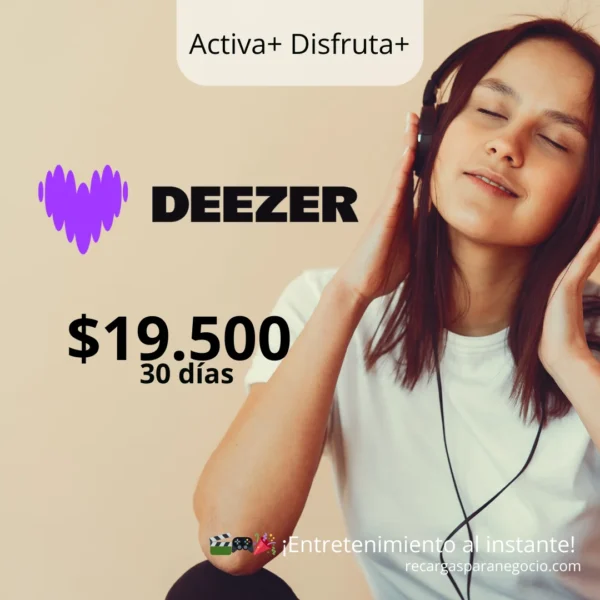 Deezer Premium 30 Días Deezer Premium 30 Días