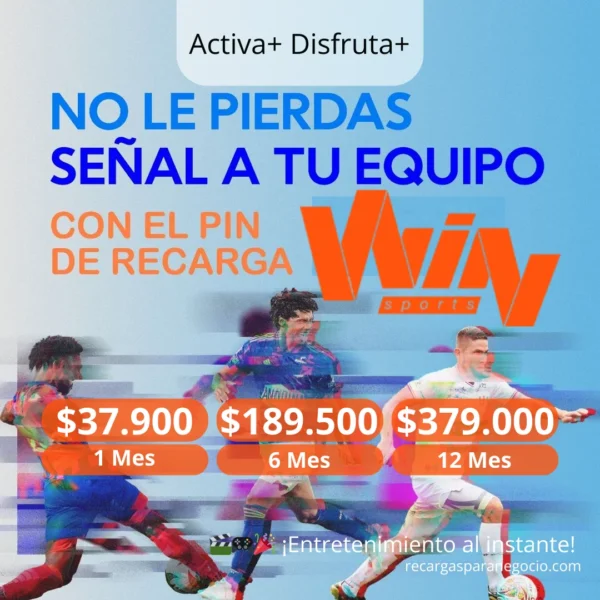 PIN de Recarga Win Sports – Compra Rápida en Colombia PIN de Recarga Win Sports – Compra Rápida en Colombia