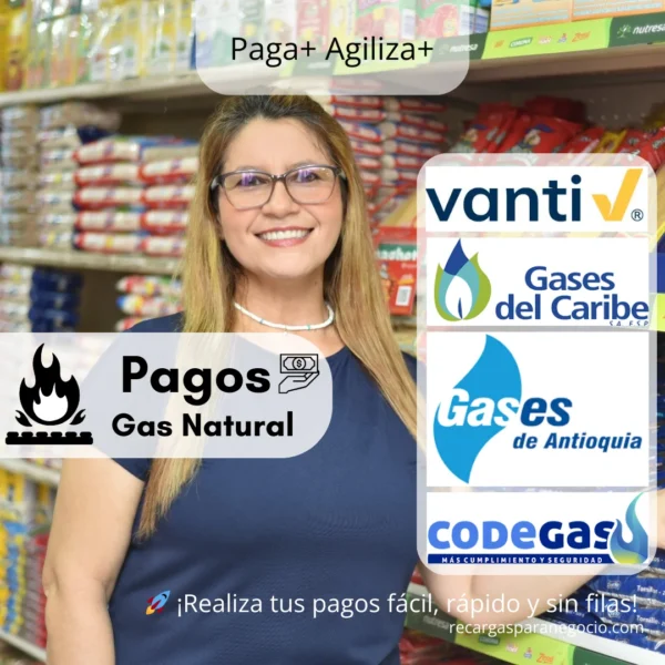 Pagos de Gas Natural Pagos de Gas Natural – Vanti, Gases del Caribe, Gases de Antioquia y Codegas