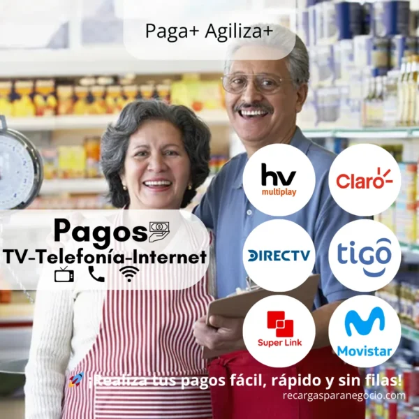 Pagos de TV, Telefonía e Internet Pagos de TV, Telefonía e Internet