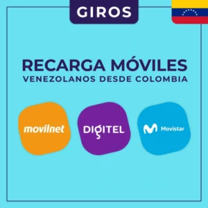 Recargas Móviles a Venezuela – Movilnet, Digitel y Movistar