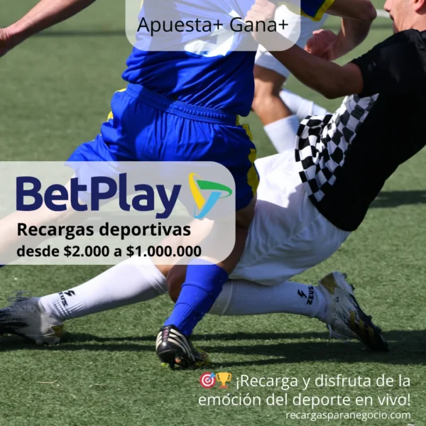 Recargas deportivas BetPlay – Desde .000 hasta width= Recargas deportivas BetPlay