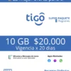 Paquete Tigo Regional 10 gigas x 20 dias Paquete Tigo Regional 10 gigas x 20 dias