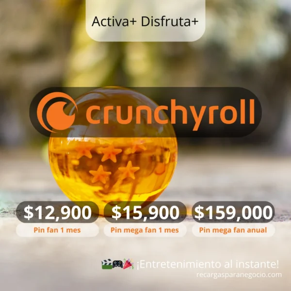 Pines Crunchyroll Mega Fan y Fan desde .900 Pines Crunchyroll Mega Fan y Fan desde $12.900